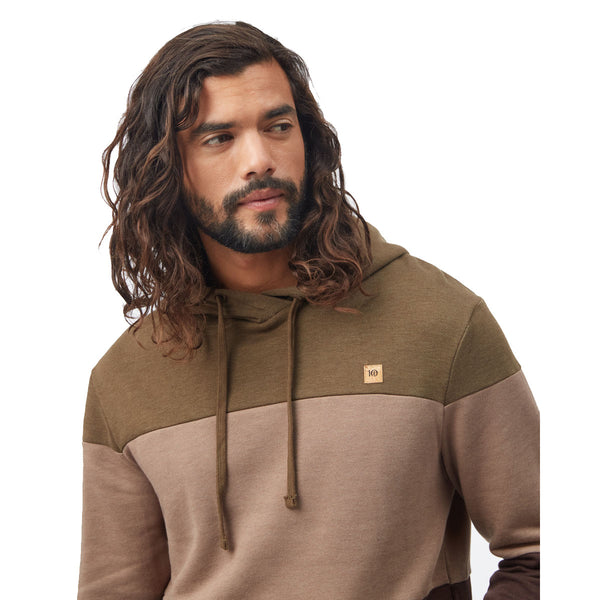 Tentree TCM2787 Men's TreeFleece Blocked Reynard Hoodie