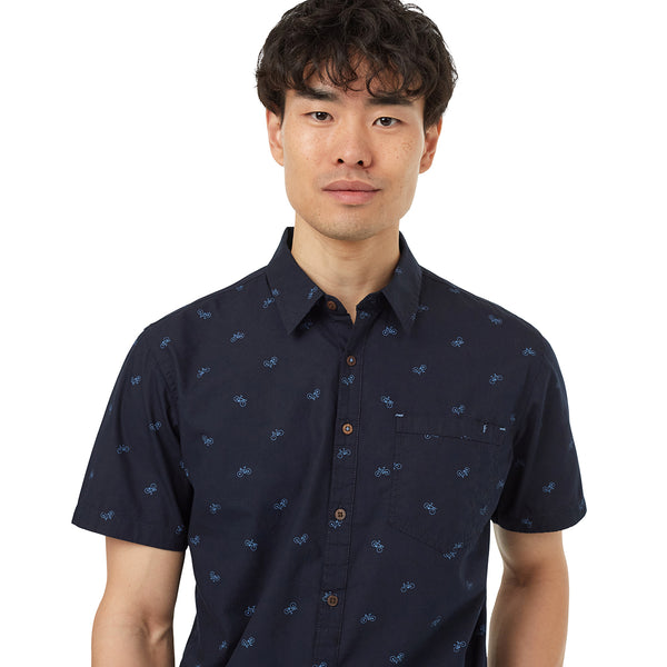 Tentree TCM3364 Men's Bike Around Shortsleeve Shirt