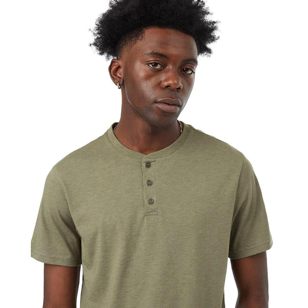 Tentree TCM5014 Men's TreeBlend Henley T-Shirt