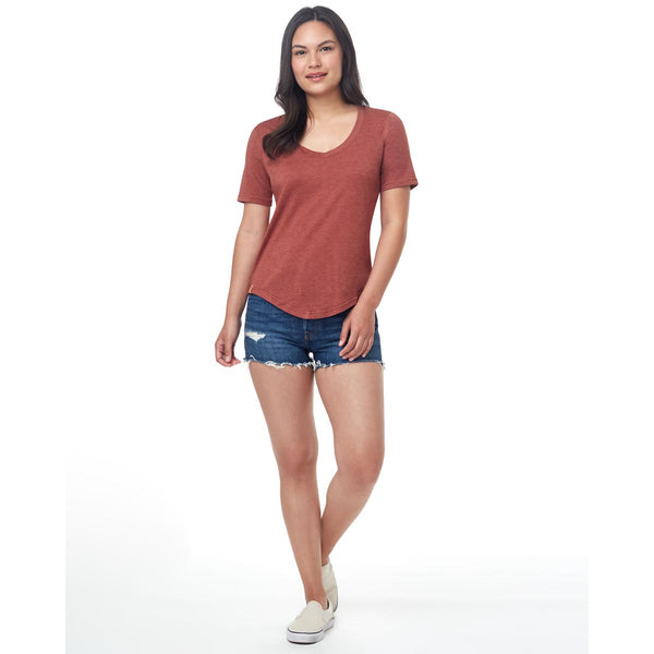 Tentree TCW2456 Women's TreeBlend V-Neck T-Shirt