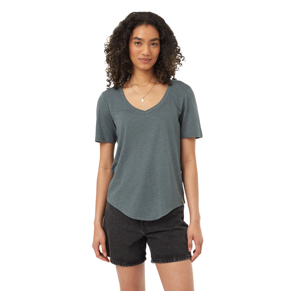 Tentree TCW2456 Women's TreeBlend V-Neck T-Shirt