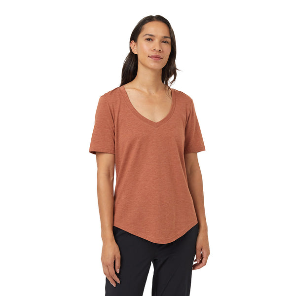 Tentree TCW2456 Women's TreeBlend V-Neck T-Shirt