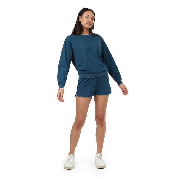 Tentree TCW4938 Women's Active Soft Knit Open Back Crew