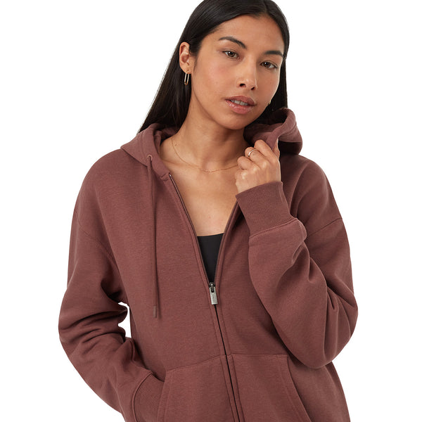 Tentree TCW5634 Women's TreeFleece Relaxed Zip Hoodie