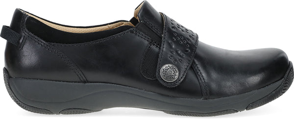 Dansko 10404020200 Women's Sallie - Black Waxy Burnished - Wide