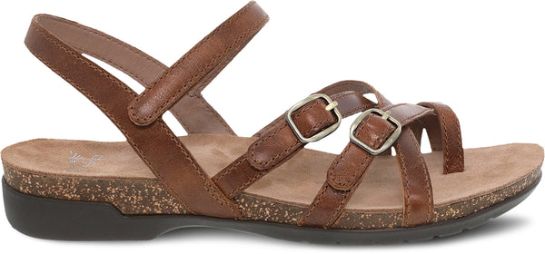 Dansko 6029-155300 Women's Roslyn Tan Waxy Burnished