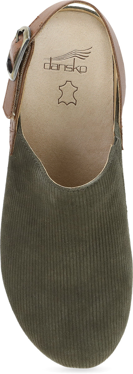 Dansko 9605825300 Women's Merrin - Olive Embossed Suede