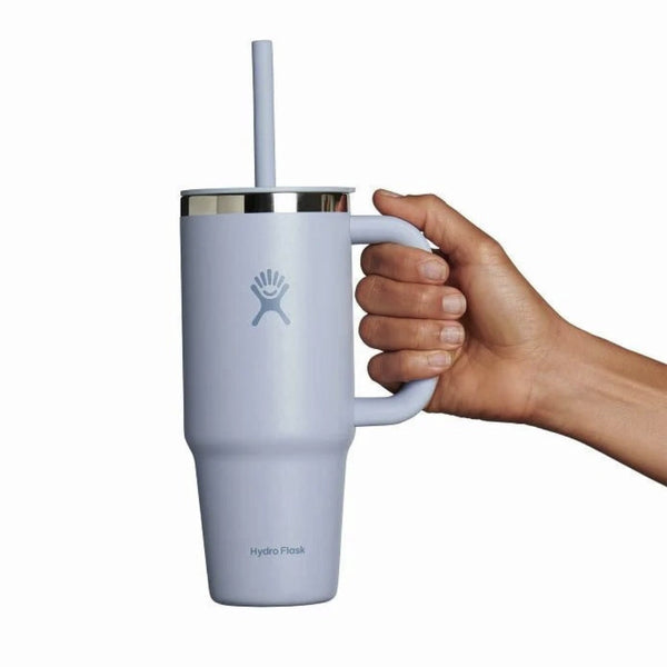 32 oz hydro flask with straw frost Hydro Flask 32 oz Wide Mouth Flex Straw Cap – Kaviso, LLC main image 0